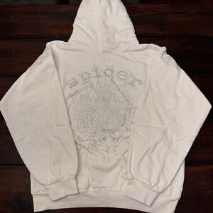 Sp5der OG Rhinestone Logo Hoodie